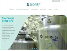 Tablet Screenshot of biorep.it